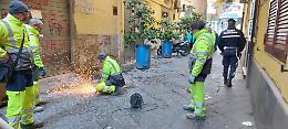 Napoli, rimossi paletti abusivi ai Quartieri Spagnoli