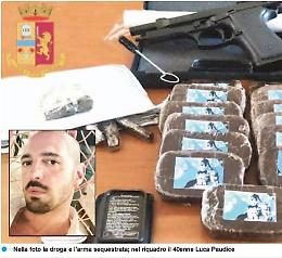 Arrestato con due chili di droga