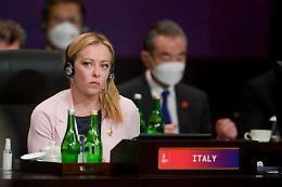 G20, Meloni: «Guerra inattesa, siamo in acque tempestose»