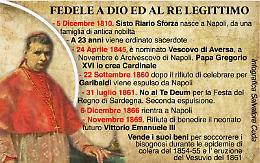 Sisto Riario Sforza, il Cardinale che non si piegò a Garibaldi