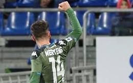 Il Napoli espugna la Sardegna Arena grazie al 120° gol di Mertens in maglia azzurra