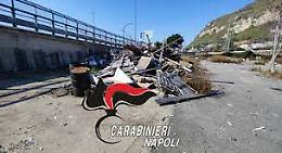 Pozzuoli, sequestrata discarica abusiva di 2 ettari vicina a Tangenziale