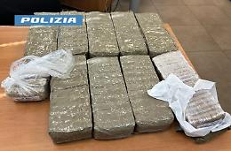 Piazza Garibaldi, scoperto con 10 kg di hashish ai tornelli della Circum