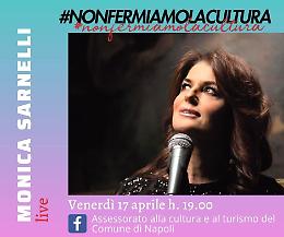 Concerto in diretta social per Monica Sarnelli