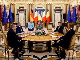 Draghi a Kiev: «Italia vuole Ucraina in Ue»