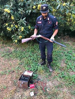 Bracconiere in azione nel Parco di Roccamonfina, scattano sequestro e denuncia