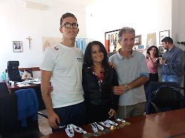 Quarto, campione paralimpico in visita al Comune