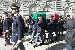 Agenti uccisi a Trieste, l'ultimo saluto a Matteo e Pierluigi