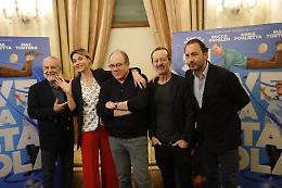 Presentazione a Napoli del nuovo film di Carlo Verdone