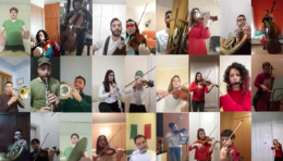 Filarmonica di Benevento, l'Inno di Mameli al tempo del Coronavirus