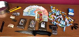 Rione Luttazzi, droga in casa: arrestato