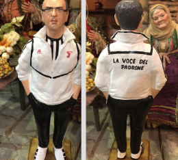 Maurizio Sarri “traditore" finisce nel presepe di Ferrigno