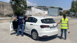 Polizia locale scova parcheggio abusivo in zona aeroporto