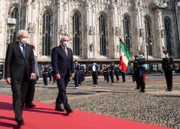 Steinmeier a Mattarella: «Purtroppo niente abbraccio, non si può»