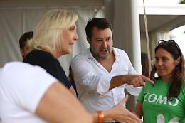 Pontida, Le Pen: «Ue ha bisogno della Lega». Salvini: «Uniti con Meloni»