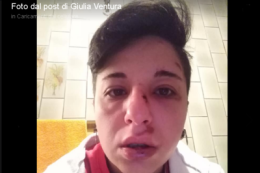 Pestata a Potenza perché lesbica, le foto choc