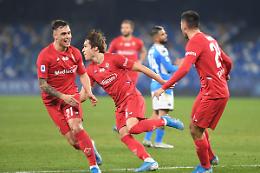 Anche la Fiorentina espugna il San Paolo