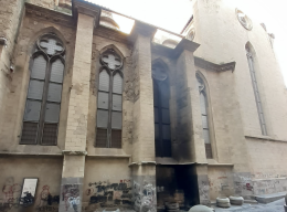 Cippo di Sant'Antonio, danni alla chiesa monumentale di Sant'Eligio