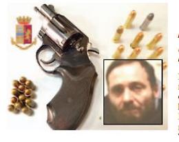 Armi e droga, preso uomo vicino ai Grimaldi