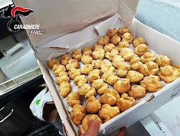 Somma Vesuviana, sequestrata mezza tonnellata di zeppole