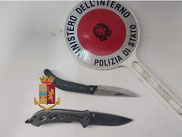 In giro con i coltelli, due denunciati