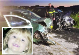 Tragico schianto in strada, la piccola Priscilla muore a soli 5 anni