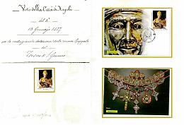   San Gennaro, annullo filatelico e folder