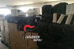 Sequestrati oltre 600 chili di sigarette di contrabbando