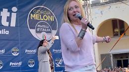 Elezioni, Meloni a Caserta: la chisura della campagna elettorale a Napoli