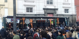 Corteo anti-rave, Borrelli: piazza Plebscito deturpata da scritte