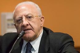 De Luca: «Chiesto intervento per ospedali Moscati e Ariano»