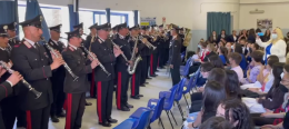 Festa della legalità nel Liceo Morante con la Fanfara dei Carabinieri