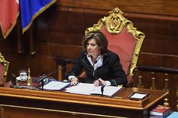 Decreto elezioni, si rivota la fiducia: è subito bagarre al Senato