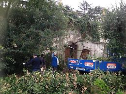 Reggia di Portici, iniziata la rimozione degli abusi edilizi
