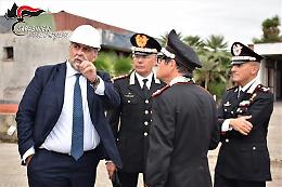Caivano, generale Rispoli visita il centro “Delphinia" e incontra il commissario