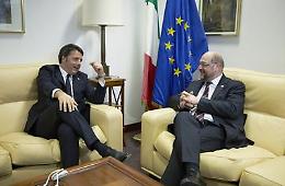 Ue, Schulz: «L'Italia non è un problema»