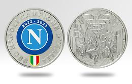 Due medaglie celebrative per lo scudetto del Napoli