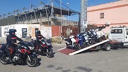 Controlli dei carabinieri alle bici modificate, sequestri e sanzioni