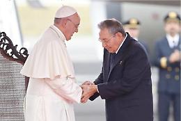 Il Papa a Cuba: <br>«Il mondo è assetato di pace»