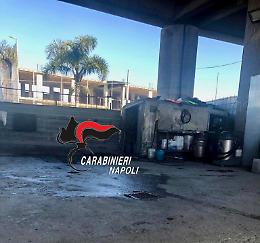 Reati ambientali, controlli dei carabinieri: sequestrata area di 1000 mq a Giugliano