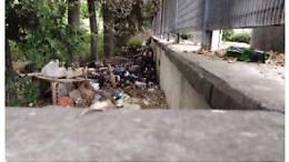 Parco Falcone e Borsellino ridotto a discarica