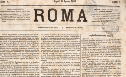Dal 22 agosto 1862 a oggi: il “Roma” compie 160 anni