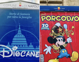 Manifesti con bestemmie a Napoli, monta la polemica