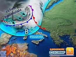 Meteo Italia oggi e domani, maltempo da Nord a Sud