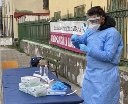 Covid, via ai tamponi solidali a Napoli est