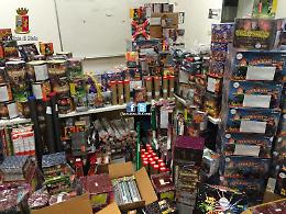 Acerra, sequestrati 2 quintali di fuochi d'artificio