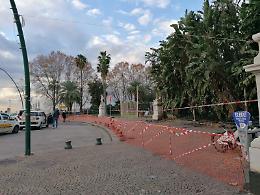 Incendio in Villa comunale, area sottoposta a sequestro