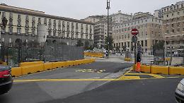 Lavori in piazza Municipio, nuovo dispositivo traffico