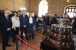 La Coppa Davis per tre giorni in mostra nella Sala dei Baroni
