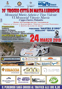 Automobilismo: c’è il Trofeo Città di Massa